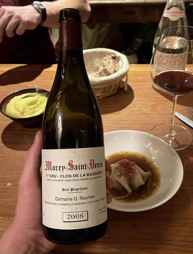 Rode Bourgogne wijn Domaine G. Roumier