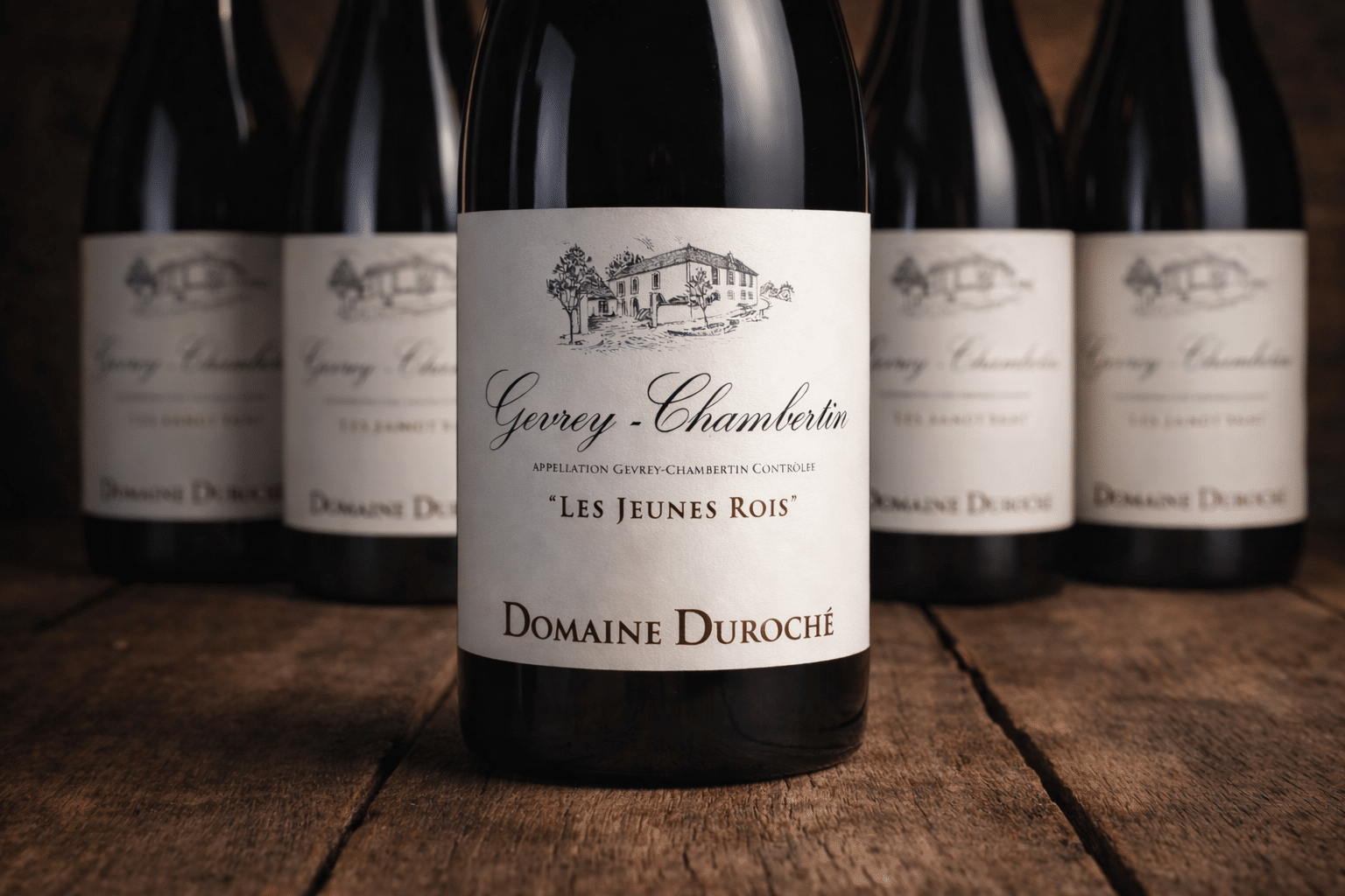 Domaine Duroché wijnflessen